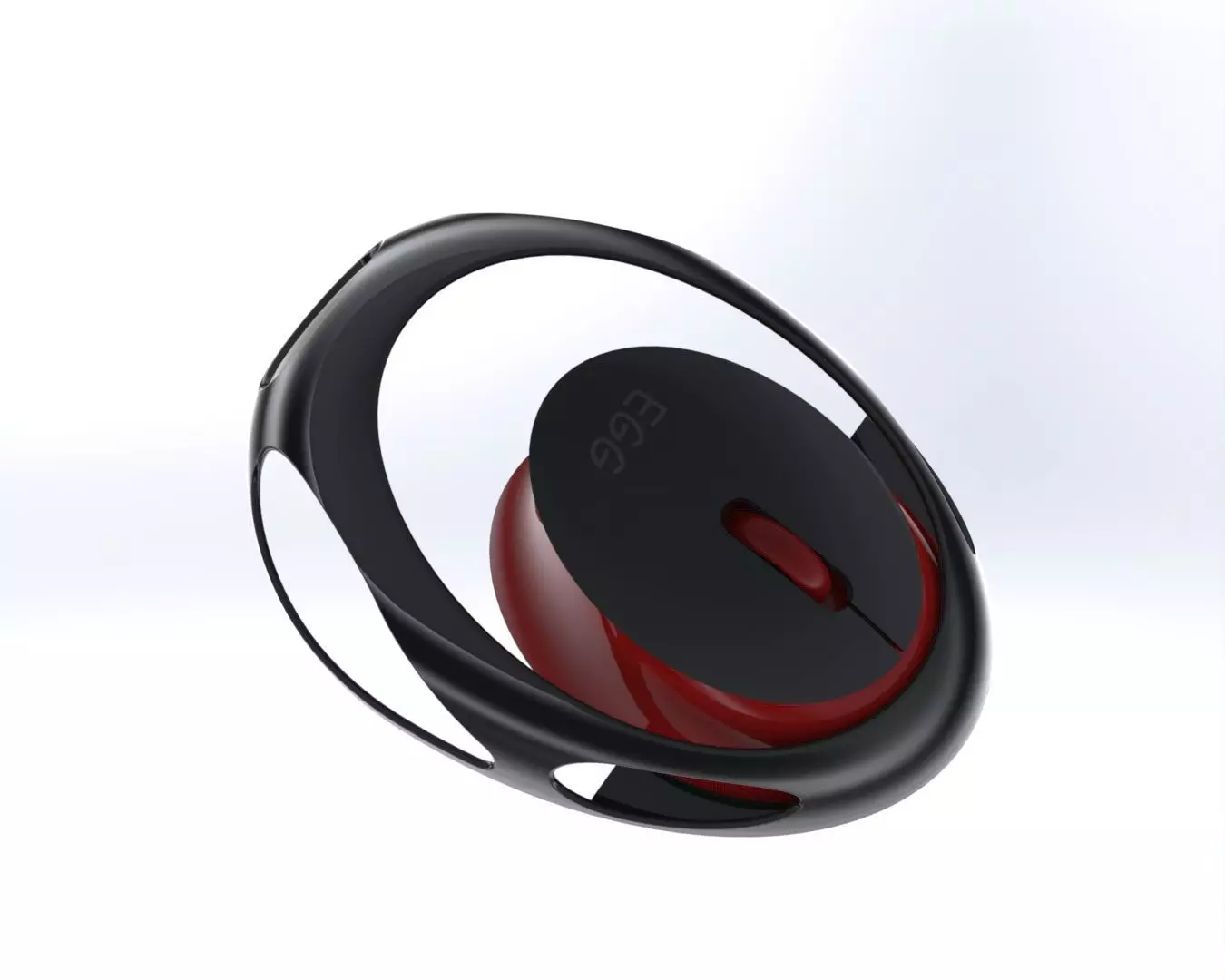 Elliptical Mouse  3D model_0