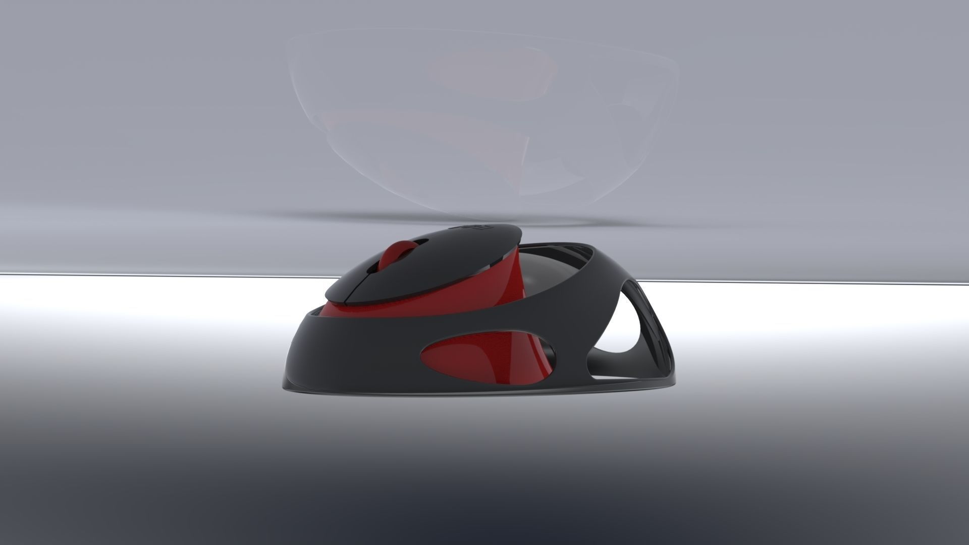 Elliptical Mouse  3D model_5