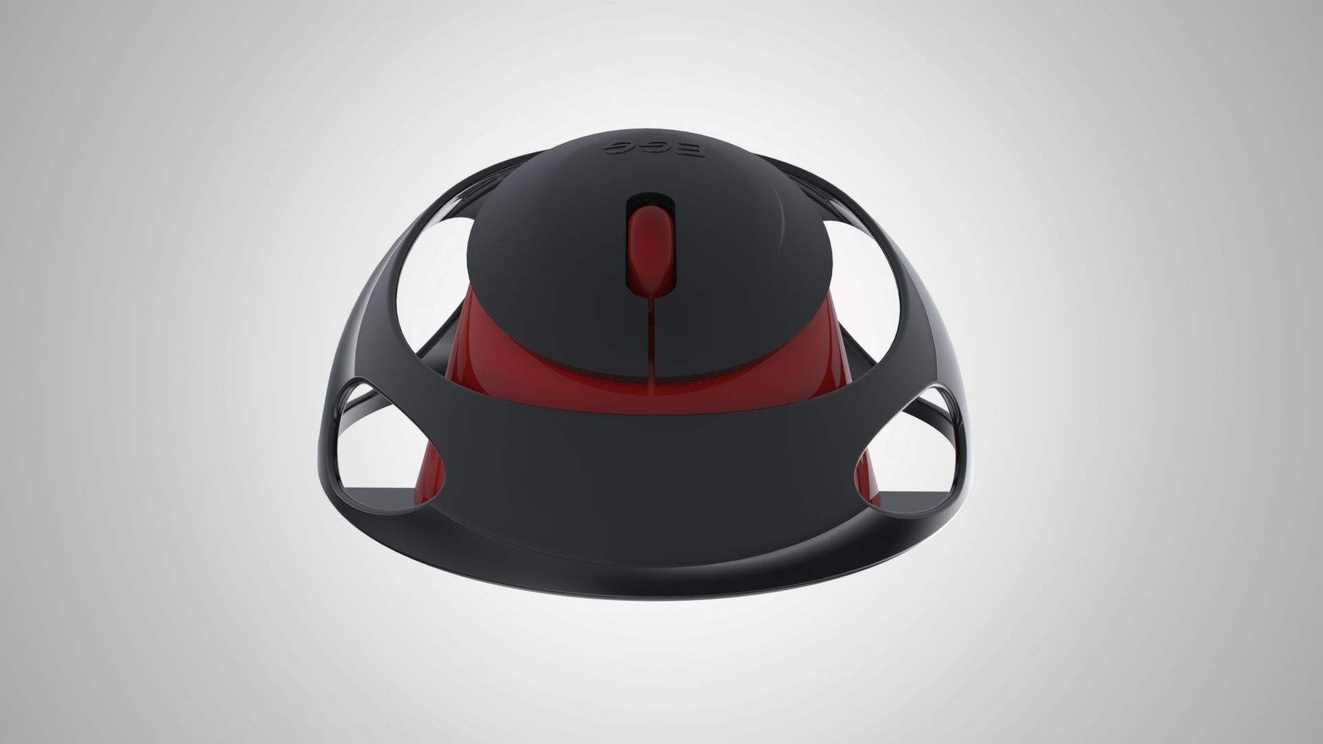 Elliptical Mouse  3D model_2