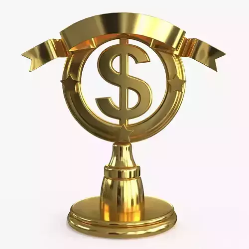 Award Trophy 11 Low-poly 3D model