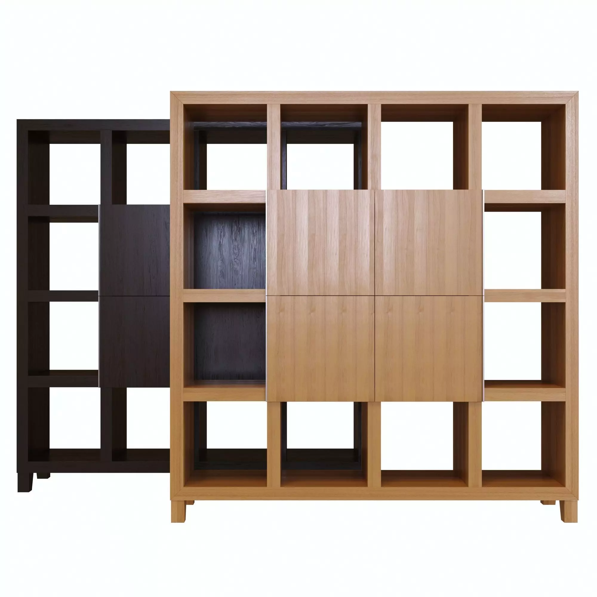 Conde House SHOJI bookcase 3D model_0