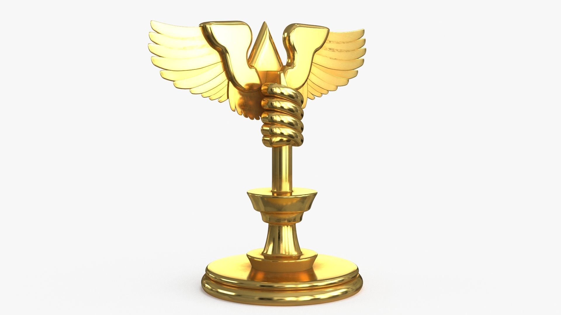 Award Trophy 13 Low-poly 3D model_6