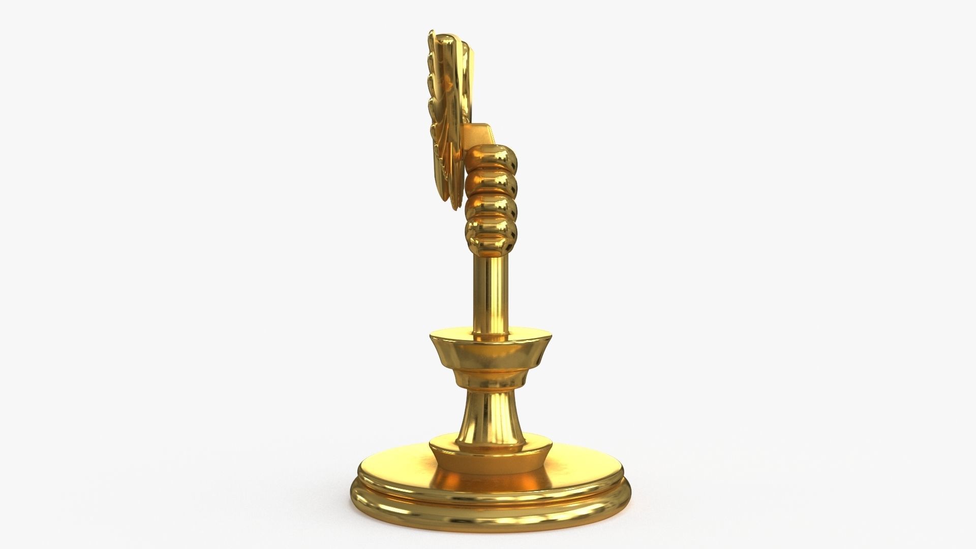 Award Trophy 13 Low-poly 3D model_5