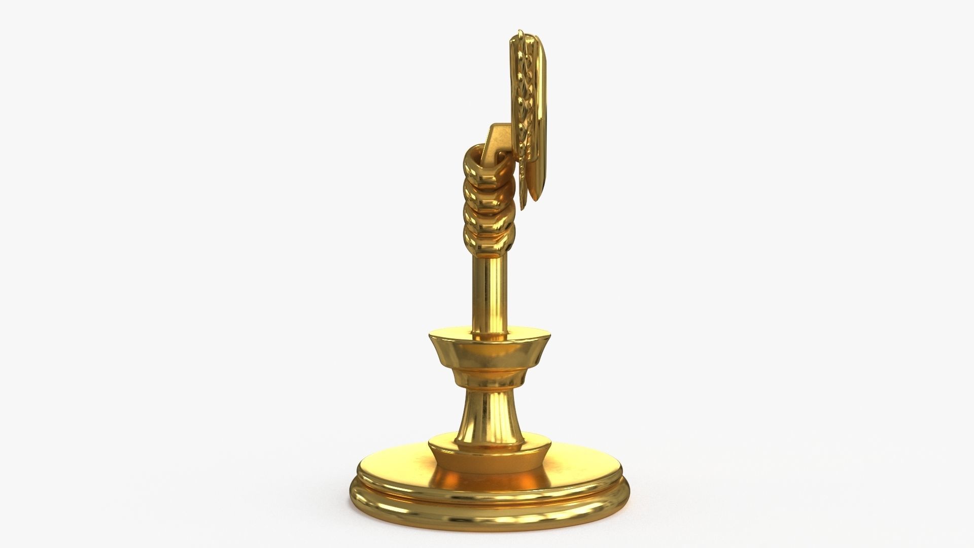 Award Trophy 13 Low-poly 3D model_9