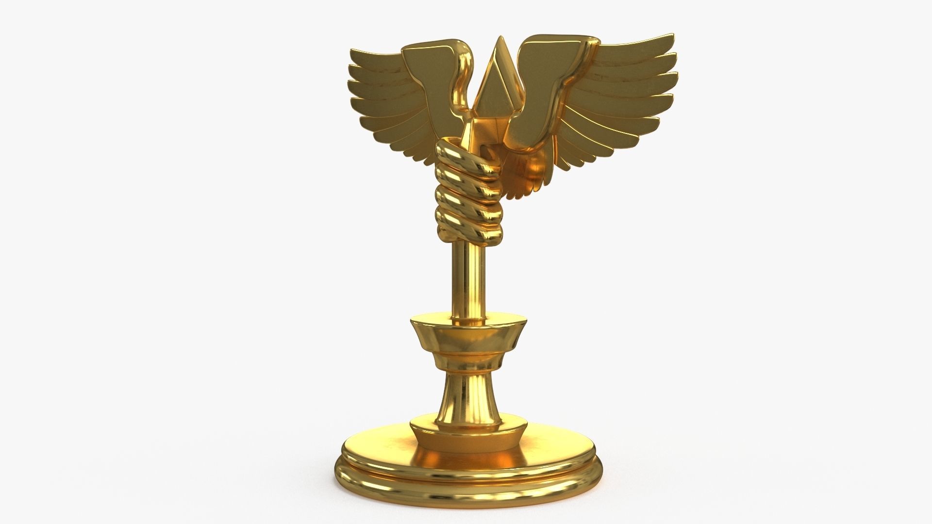 Award Trophy 13 Low-poly 3D model_8