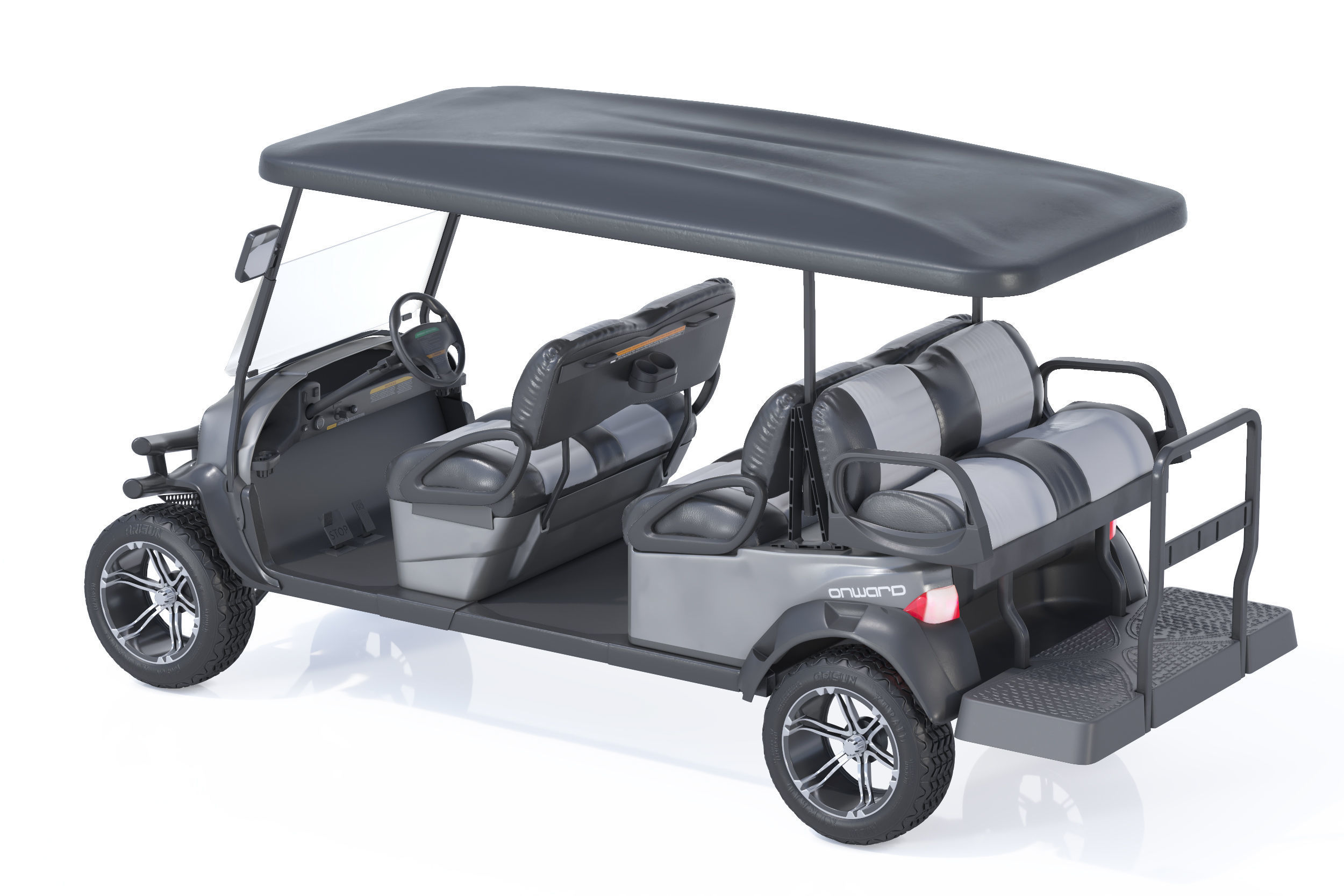 Golf Club Car 3D model_2