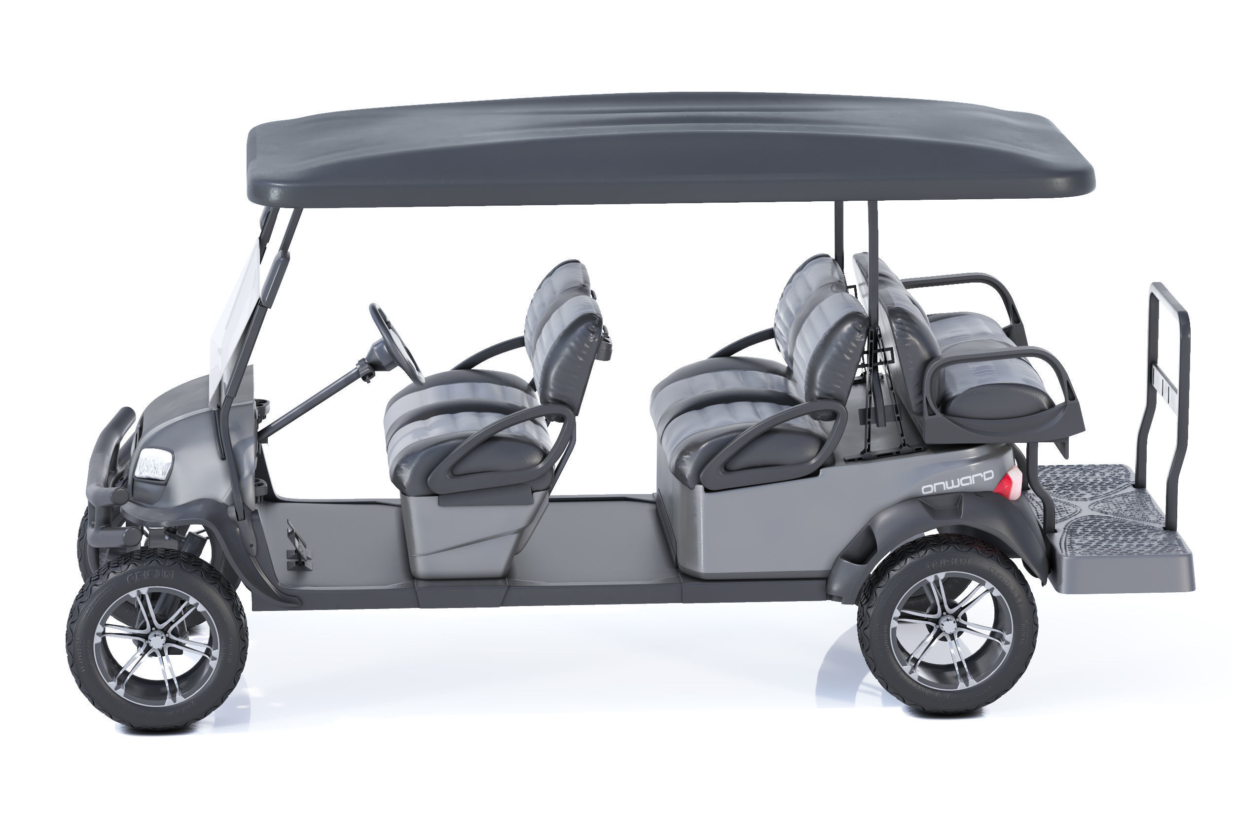 Golf Club Car 3D model_1