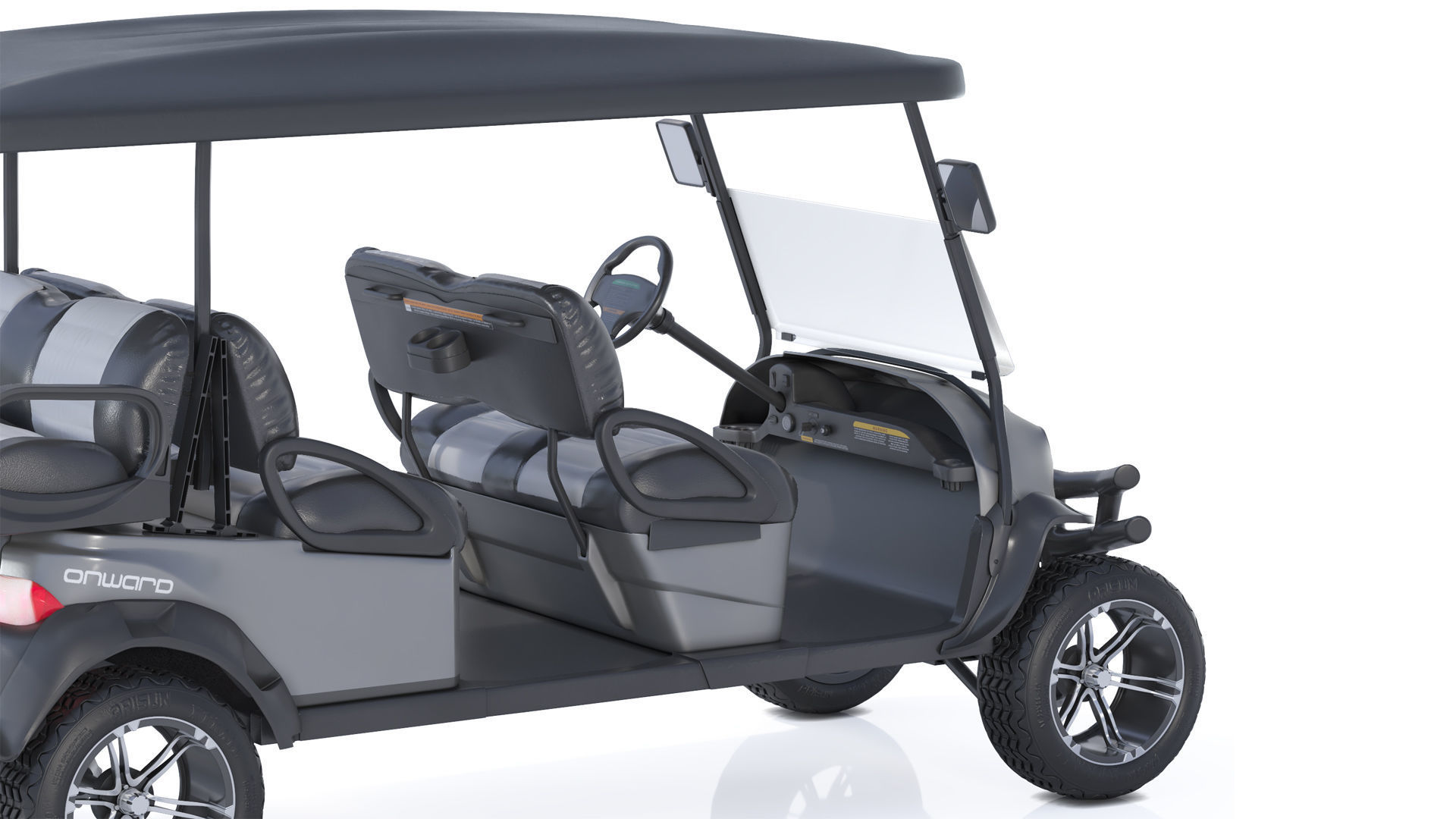 Golf Club Car 3D model_5