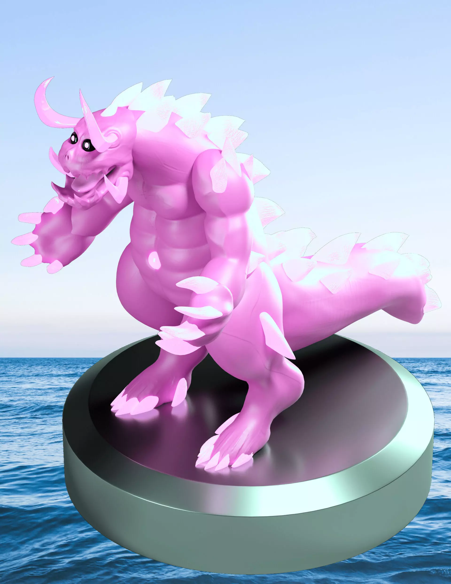 3D Model Steven Universe Godzilla-Mode 3D print model