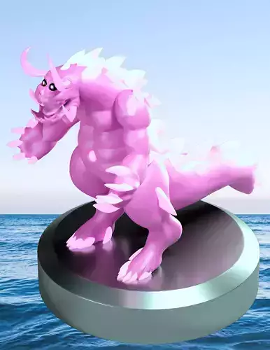 3D Model Steven Universe Godzilla-Mode