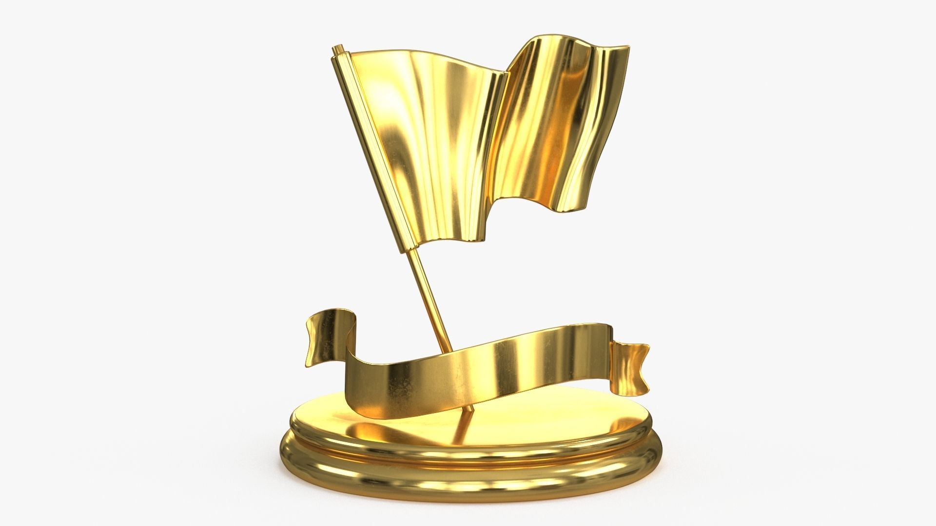 Award Trophy Collection 14 pieces Low-poly 3D model_41