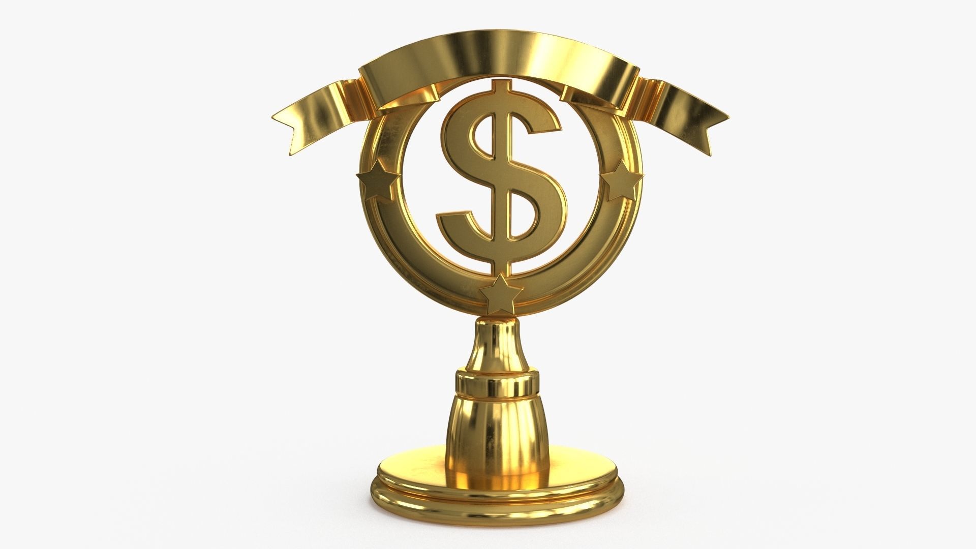 Award Trophy Collection 14 pieces Low-poly 3D model_47