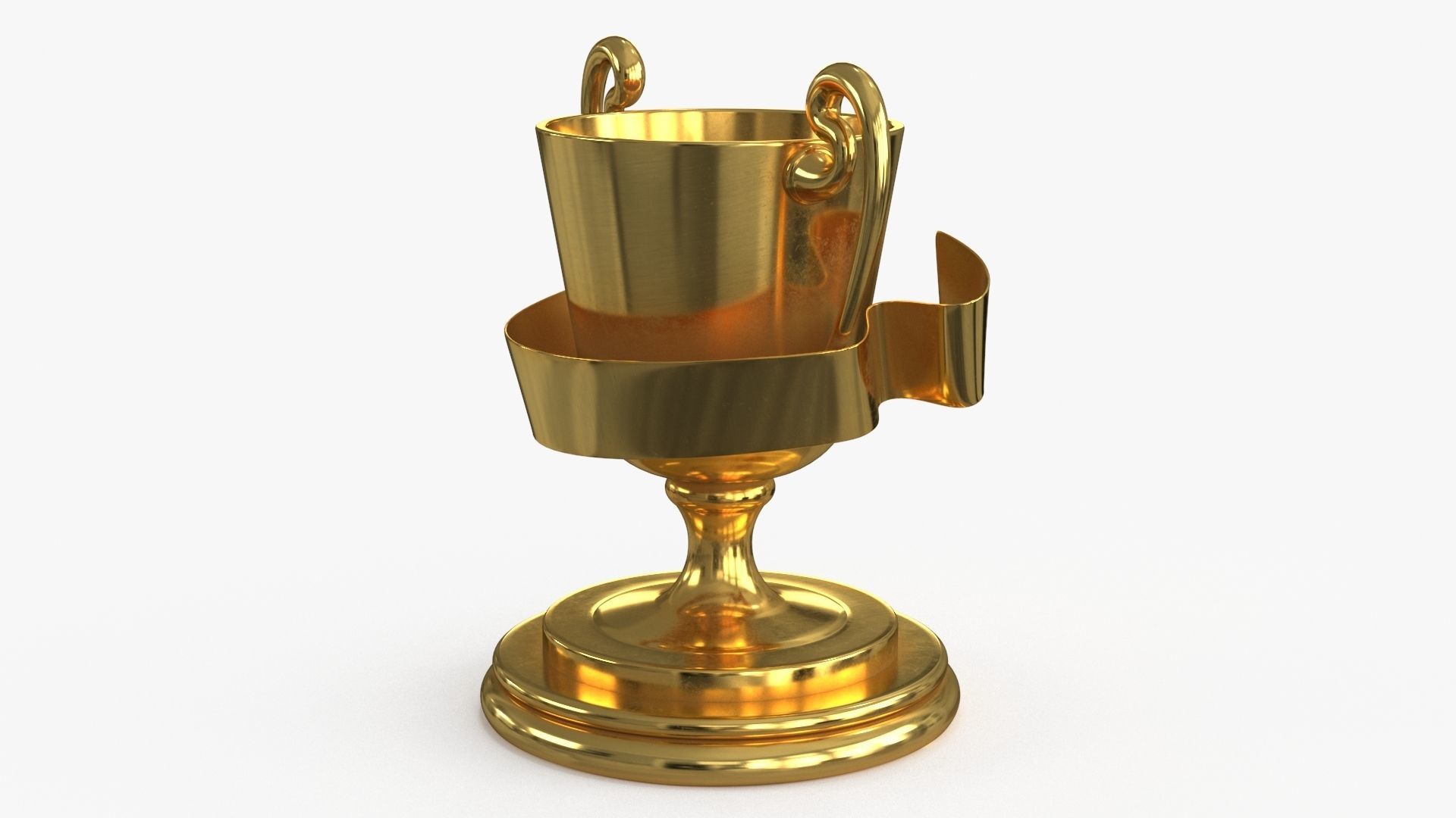 Award Trophy Collection 14 pieces Low-poly 3D model_37