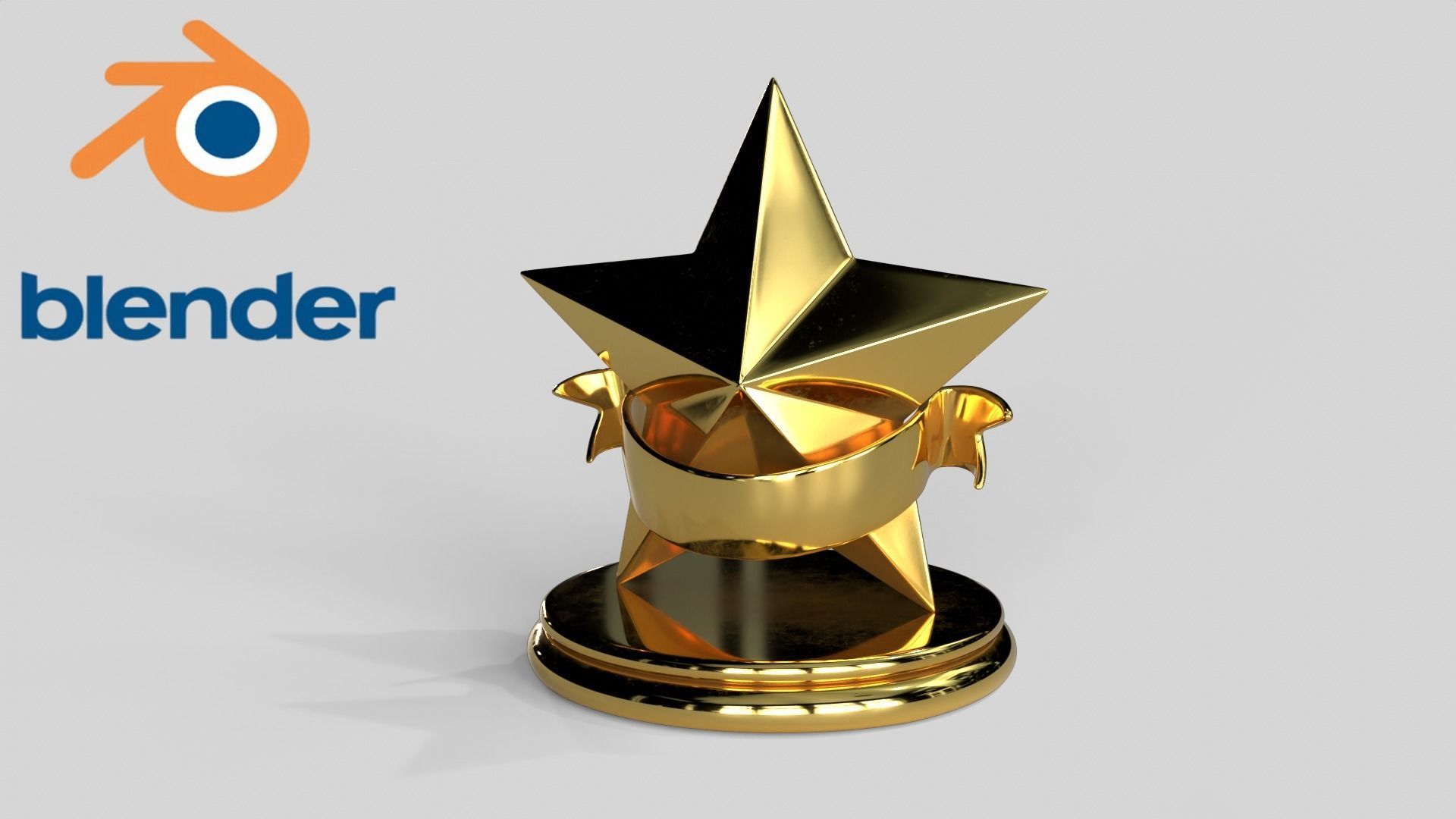 Award Trophy Collection 14 pieces Low-poly 3D model_19