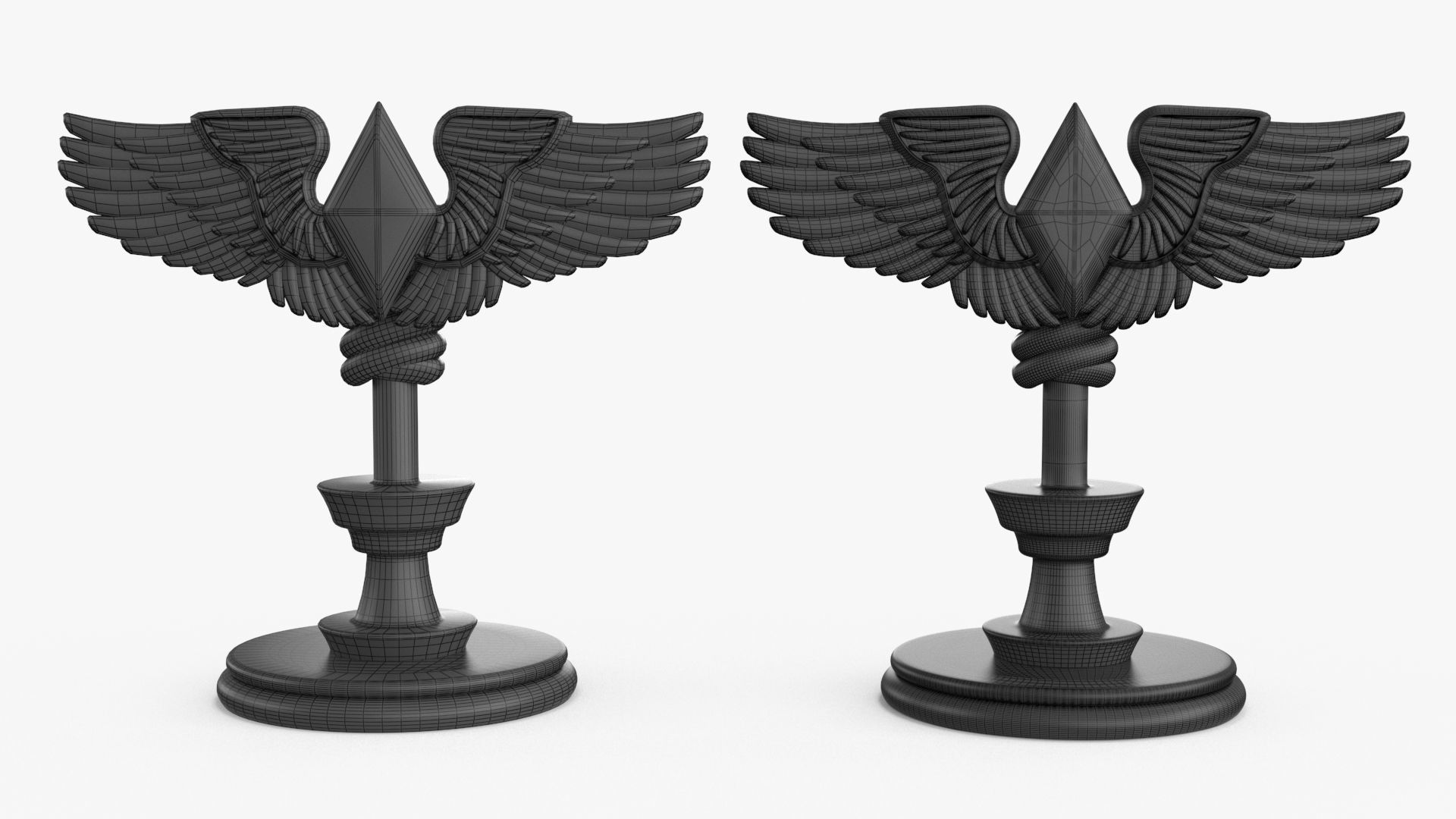 Award Trophy Collection 14 pieces Low-poly 3D model_53