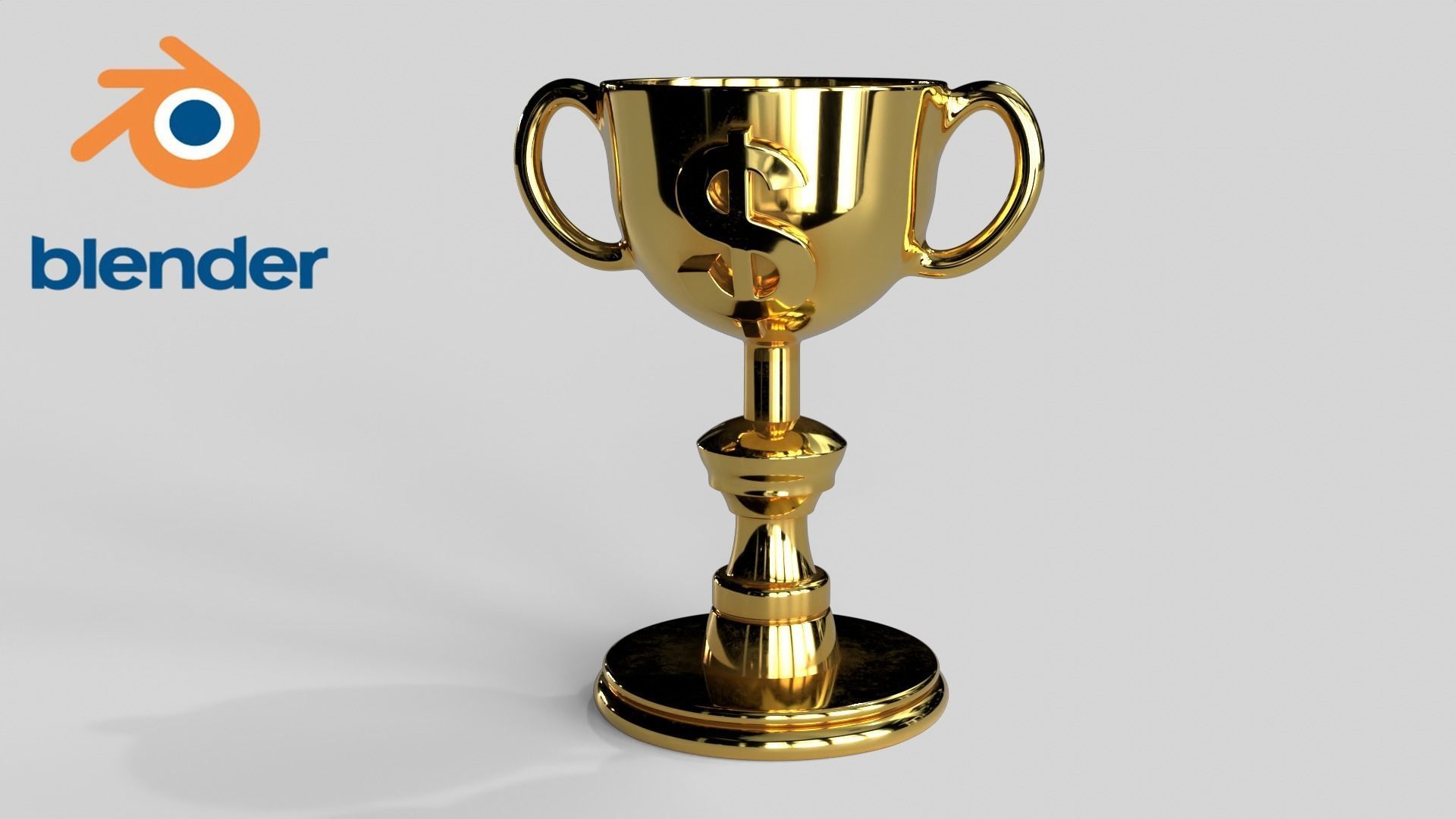 Award Trophy Collection 14 pieces Low-poly 3D model_17