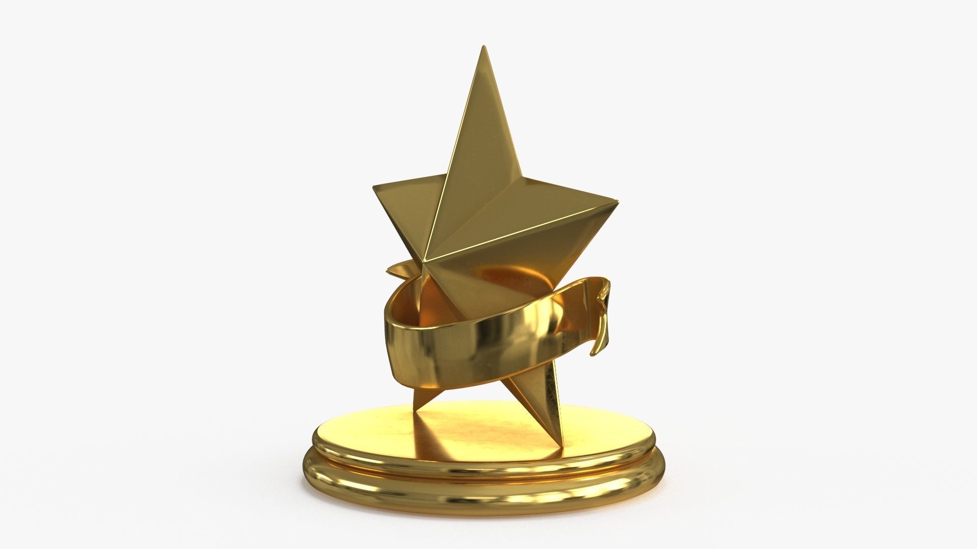 Award Trophy Collection 14 pieces Low-poly 3D model_24
