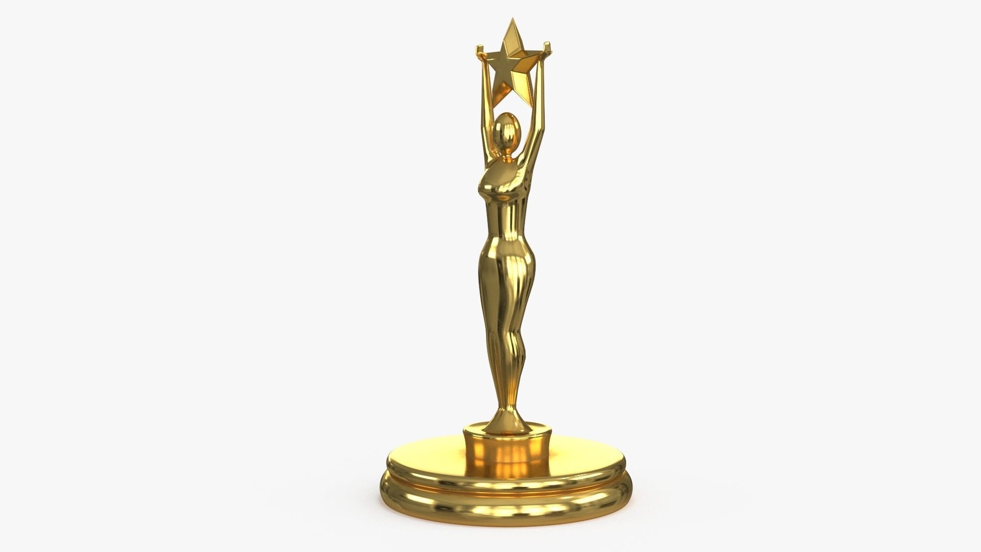 Award Trophy Collection 14 pieces Low-poly 3D model_39