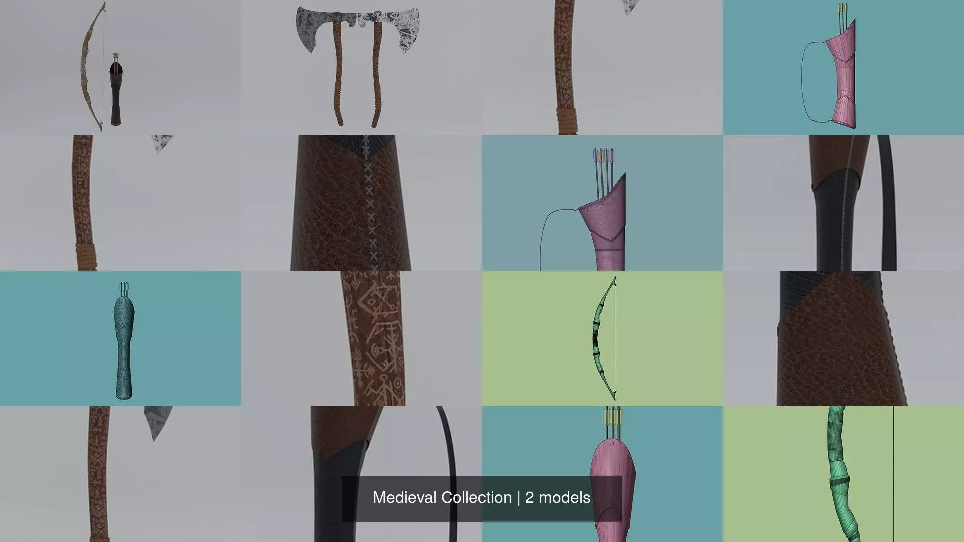 Medieval Collection bow and arrow _0