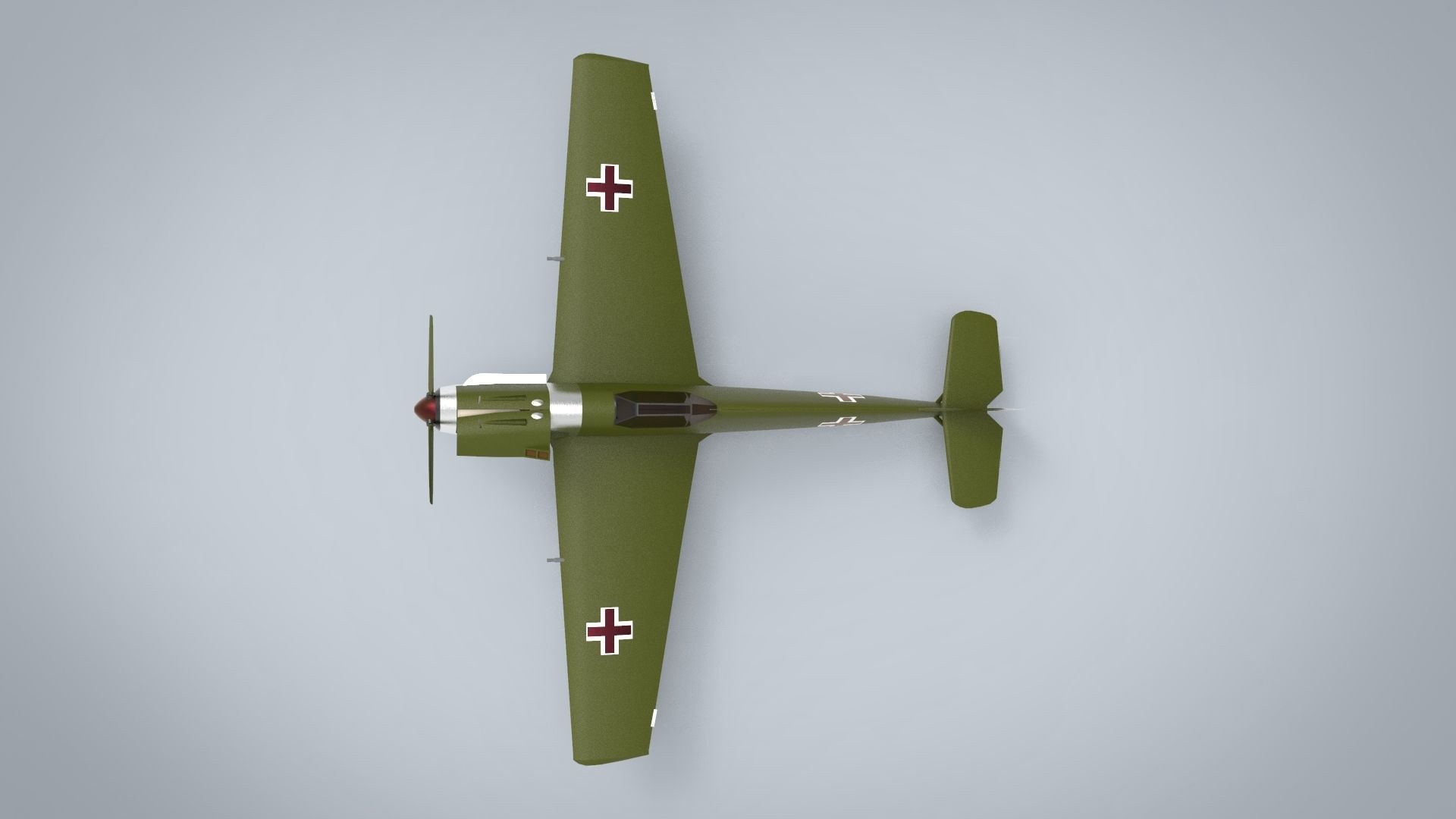 Messerschmitt Bf 109 3D model_5