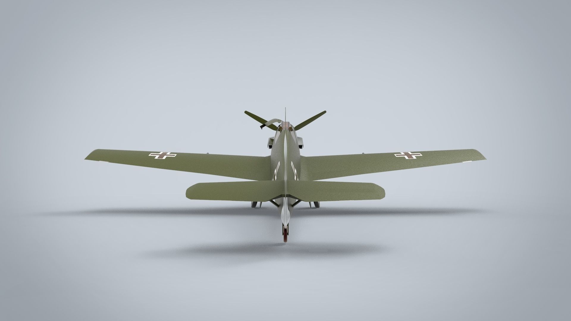 Messerschmitt Bf 109 3D model_4