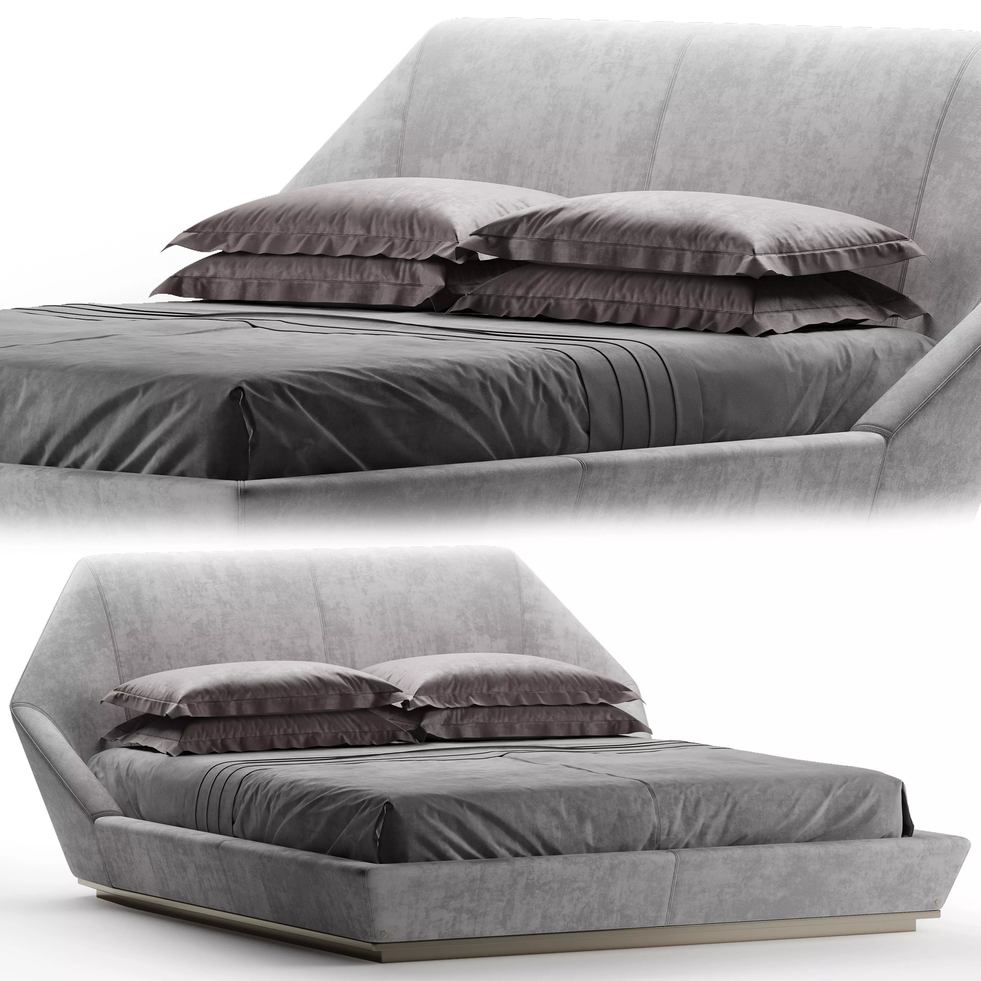 Longhi Yume bed 3D model