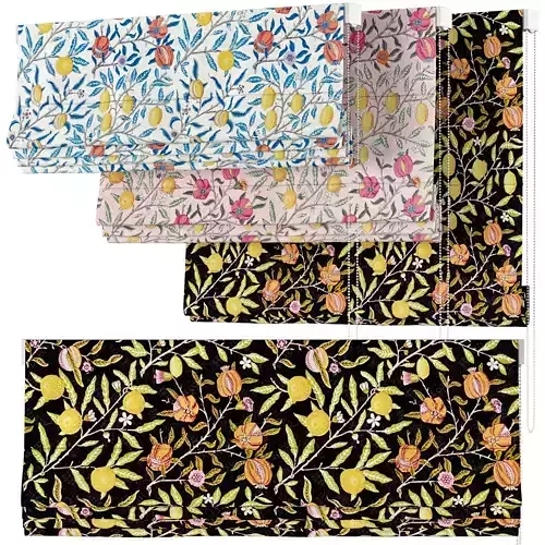 Roman Curtains 152 Sanderson Design FRUIT BLINDS