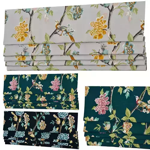 Roman Curtains 154 Robert Allen Helene floral