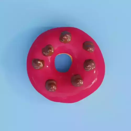Classic Donut 3D model