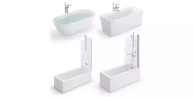 Bath set 147 - Gustavsberg -Ideal -Villeroy and Boch