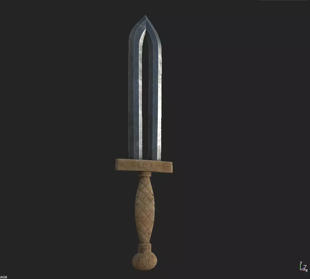 sword 572 Free low-poly 3D model_0