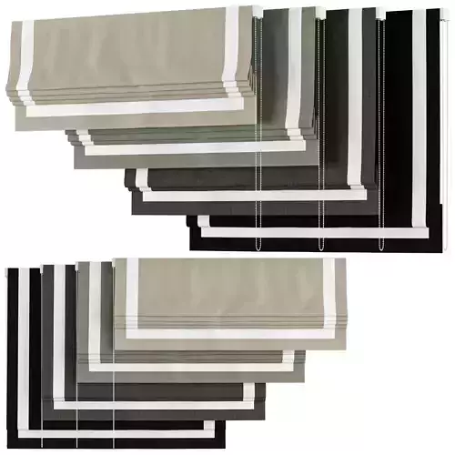 Roman Curtains 158 Golden Needle Drapery Accent roman shade