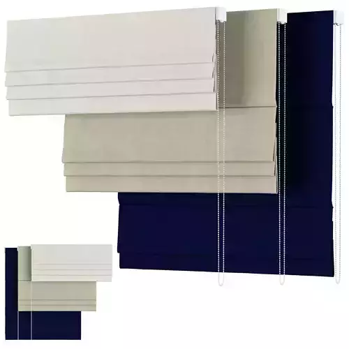 Roman Curtains 159 Make My Blinds Rustic weave