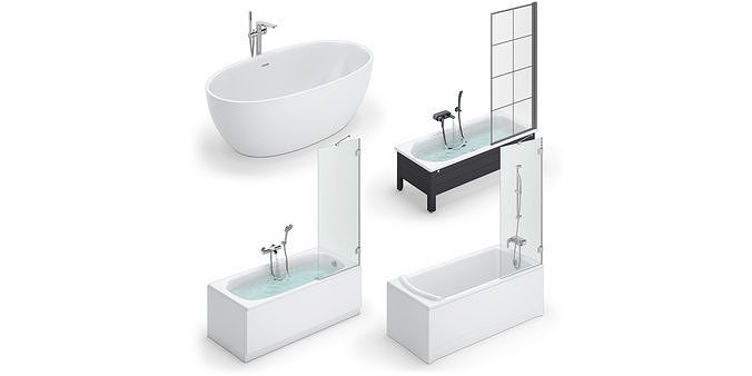 Bath set 149 - Gustavsberg -Sanitana -Antoniolupi 3D model