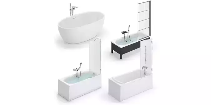 Bath set 149 - Gustavsberg -Sanitana -Antoniolupi 3D model