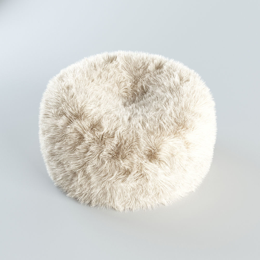 27 Fabric Pouf table set 3D model  3D model_1