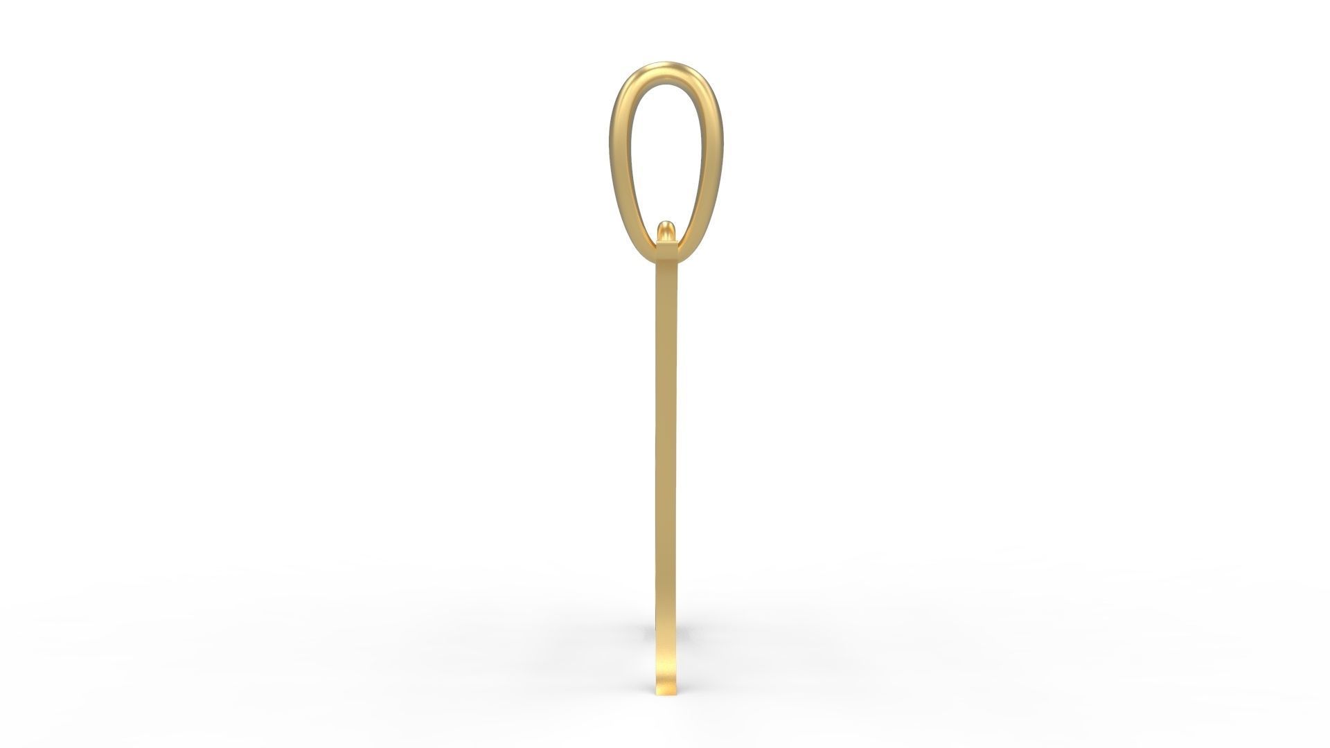 Initial Letters Pendant Sunshine A 3D print model_2