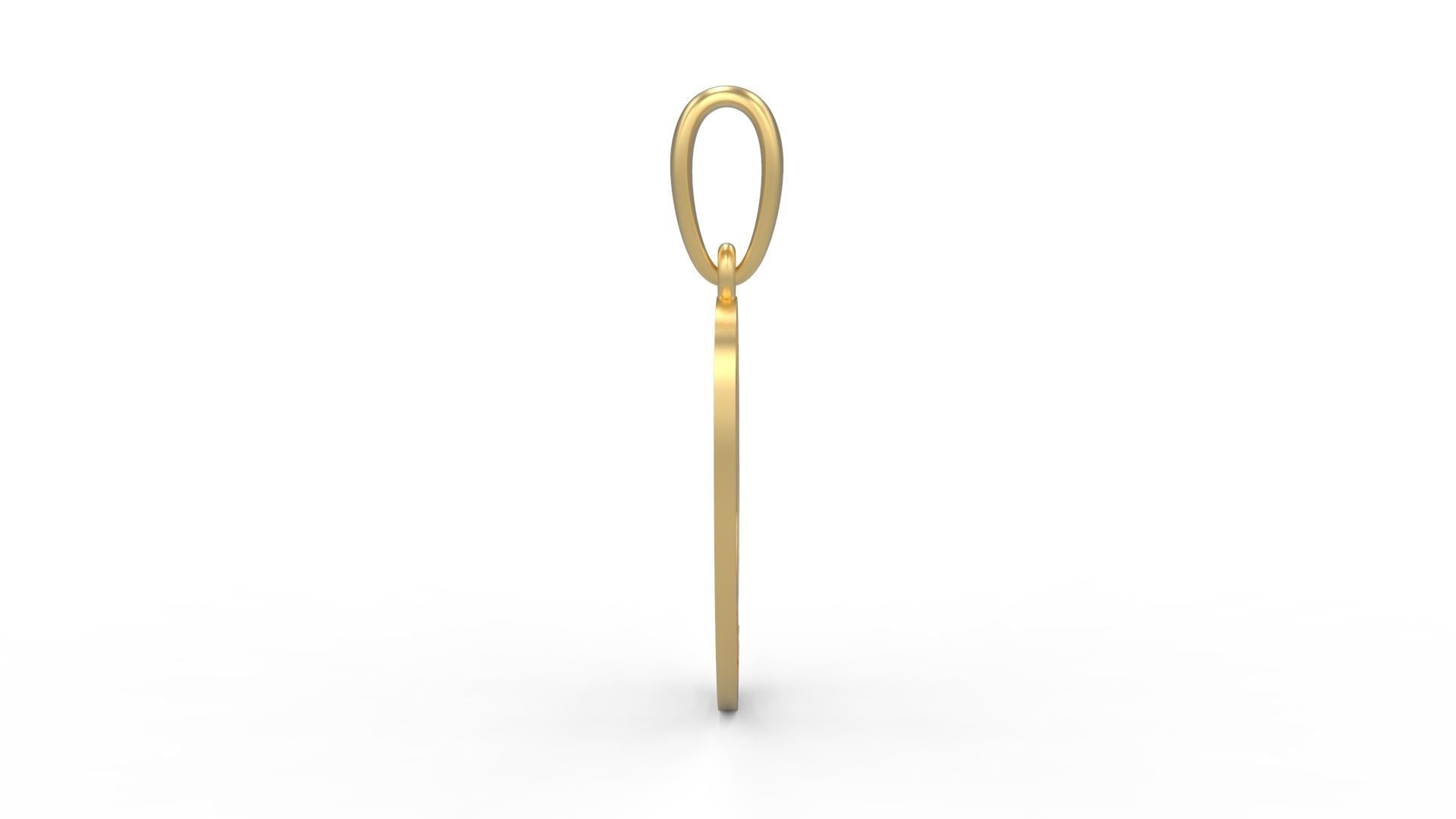 Initial Letters Pendant Sunshine D 3D print model_2