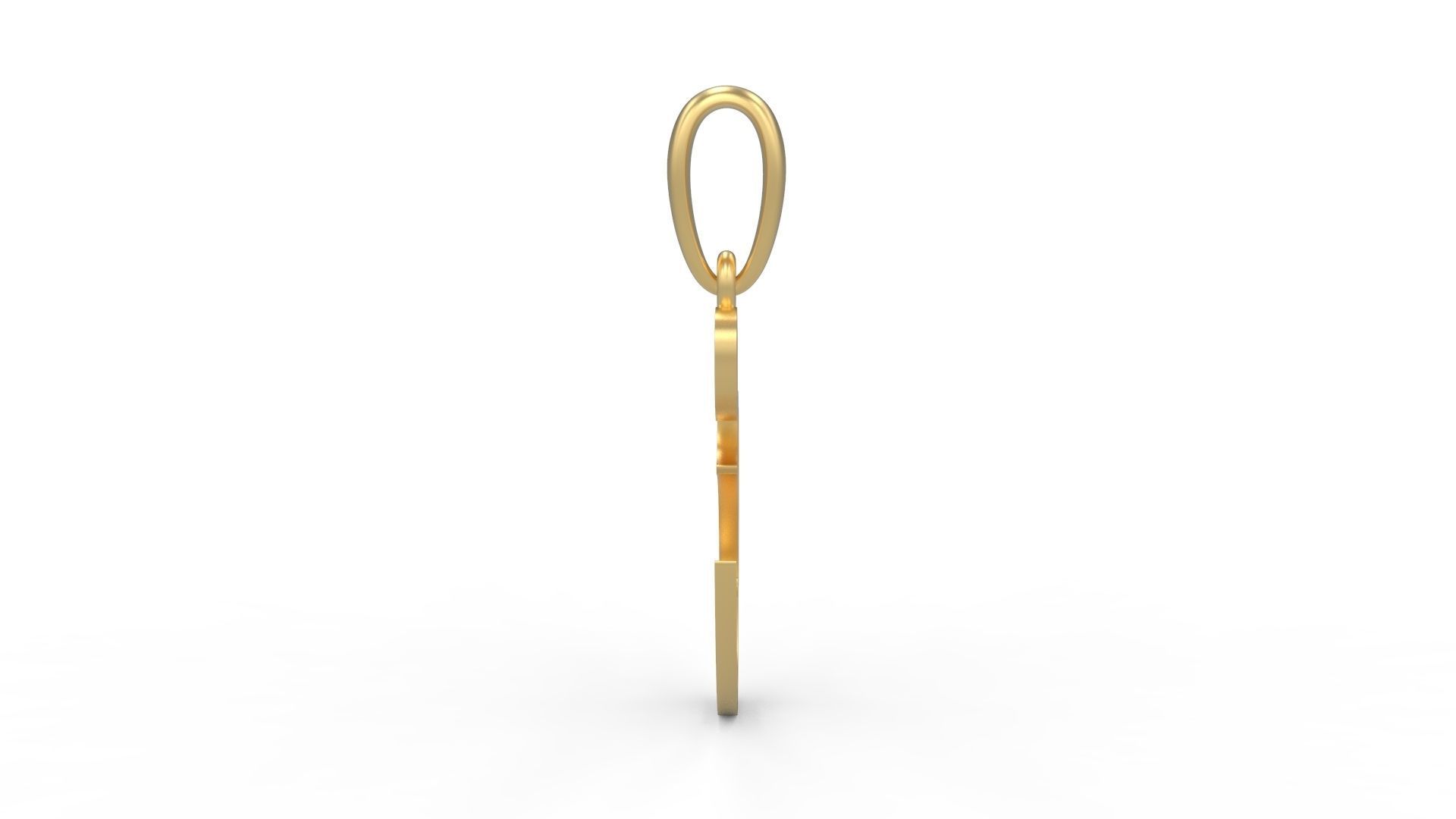 Initial Letters Pendant Sunshine E 3D print model_2