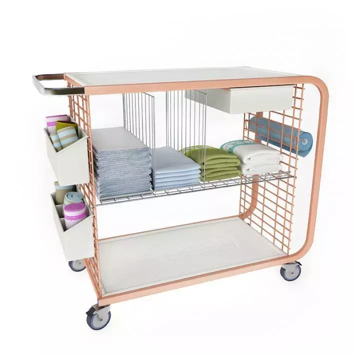 Cart Baby Changing Table 3D model_0