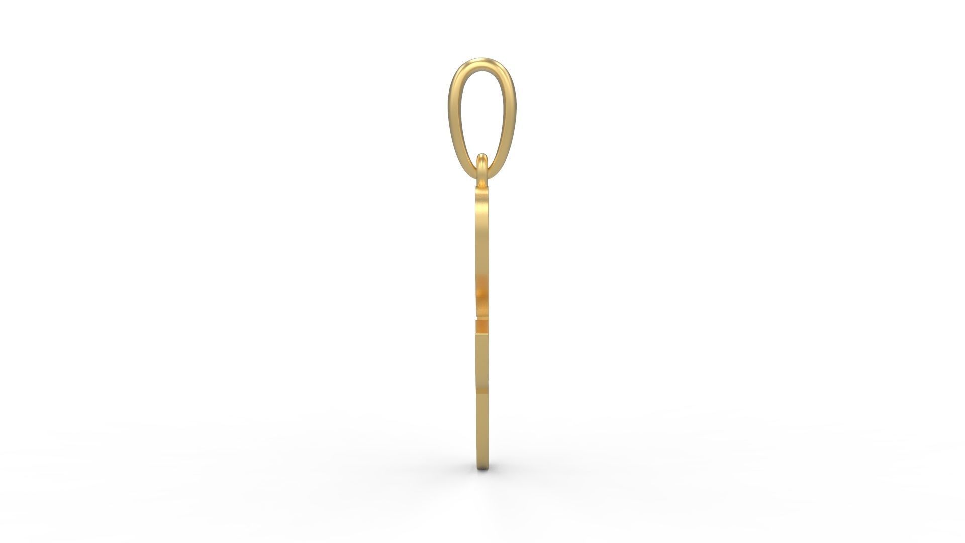 Initial Letters Pendant Sunshine G 3D print model_2