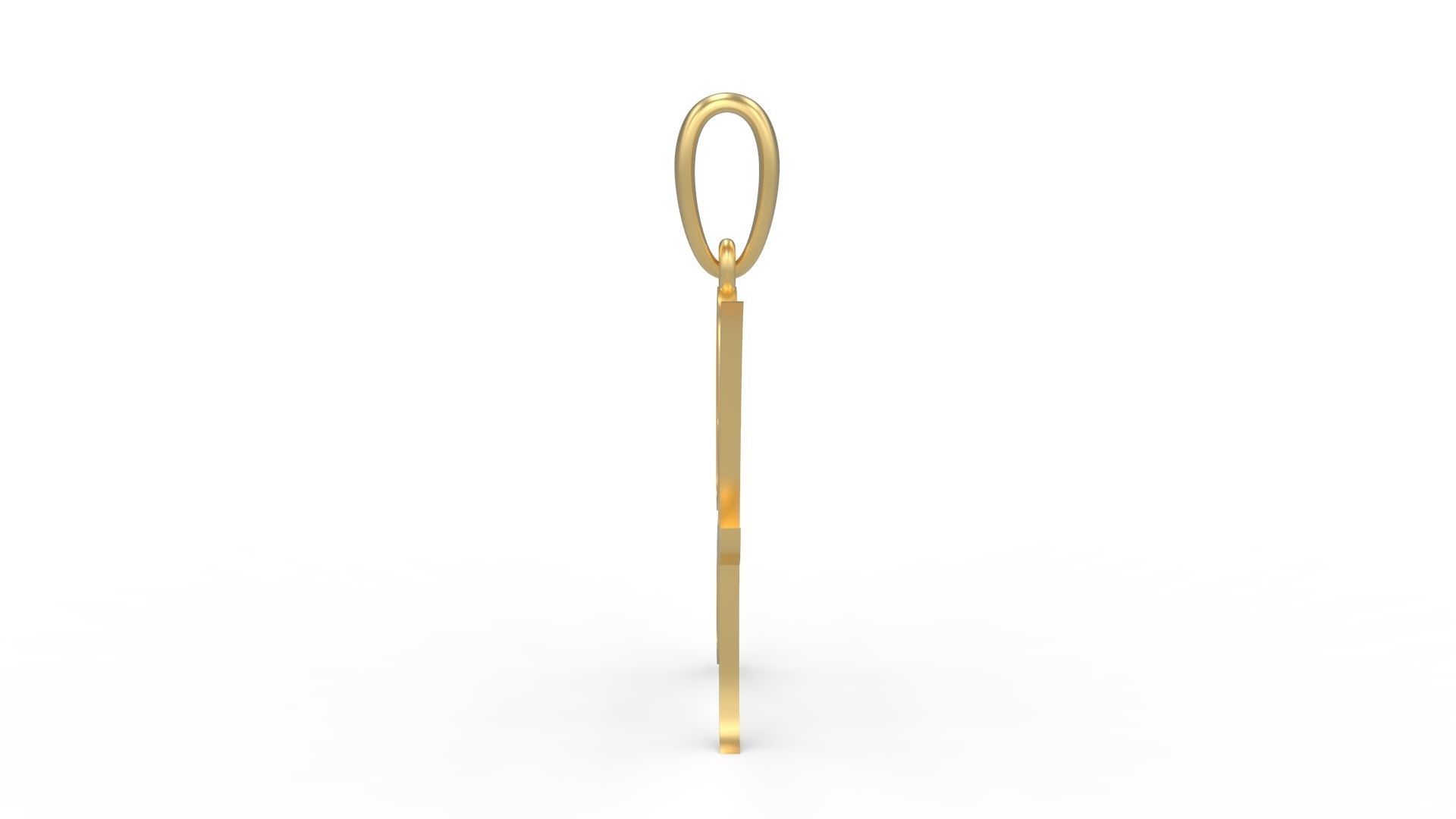 Initial Letters Pendant Sunshine H 3D print model_2