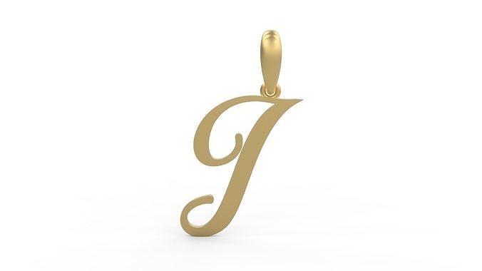 Initial Letters Pendant Sunshine I 3D print model