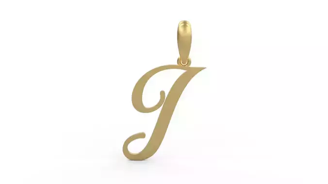 Initial Letters Pendant Sunshine I 3D print model