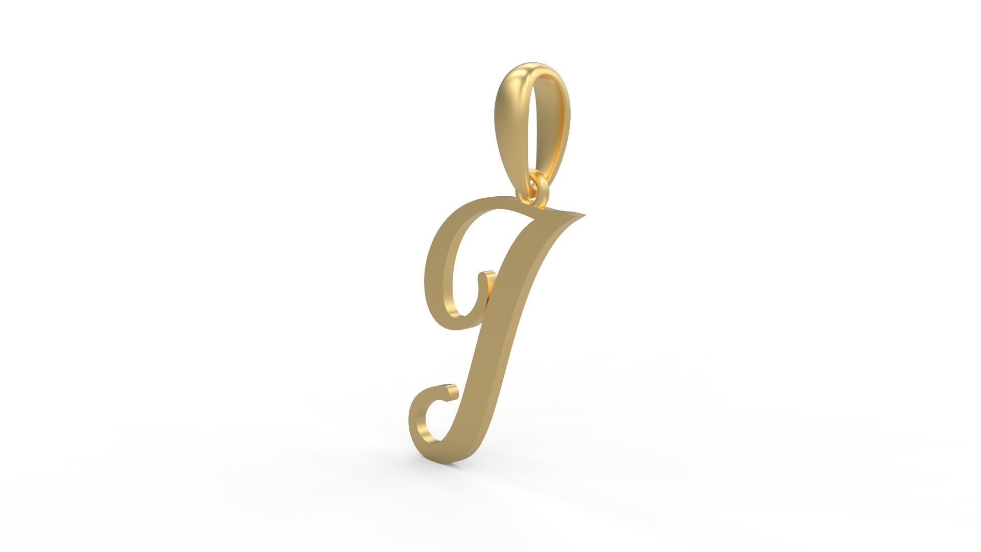 Initial Letters Pendant Sunshine I 3D print model_1