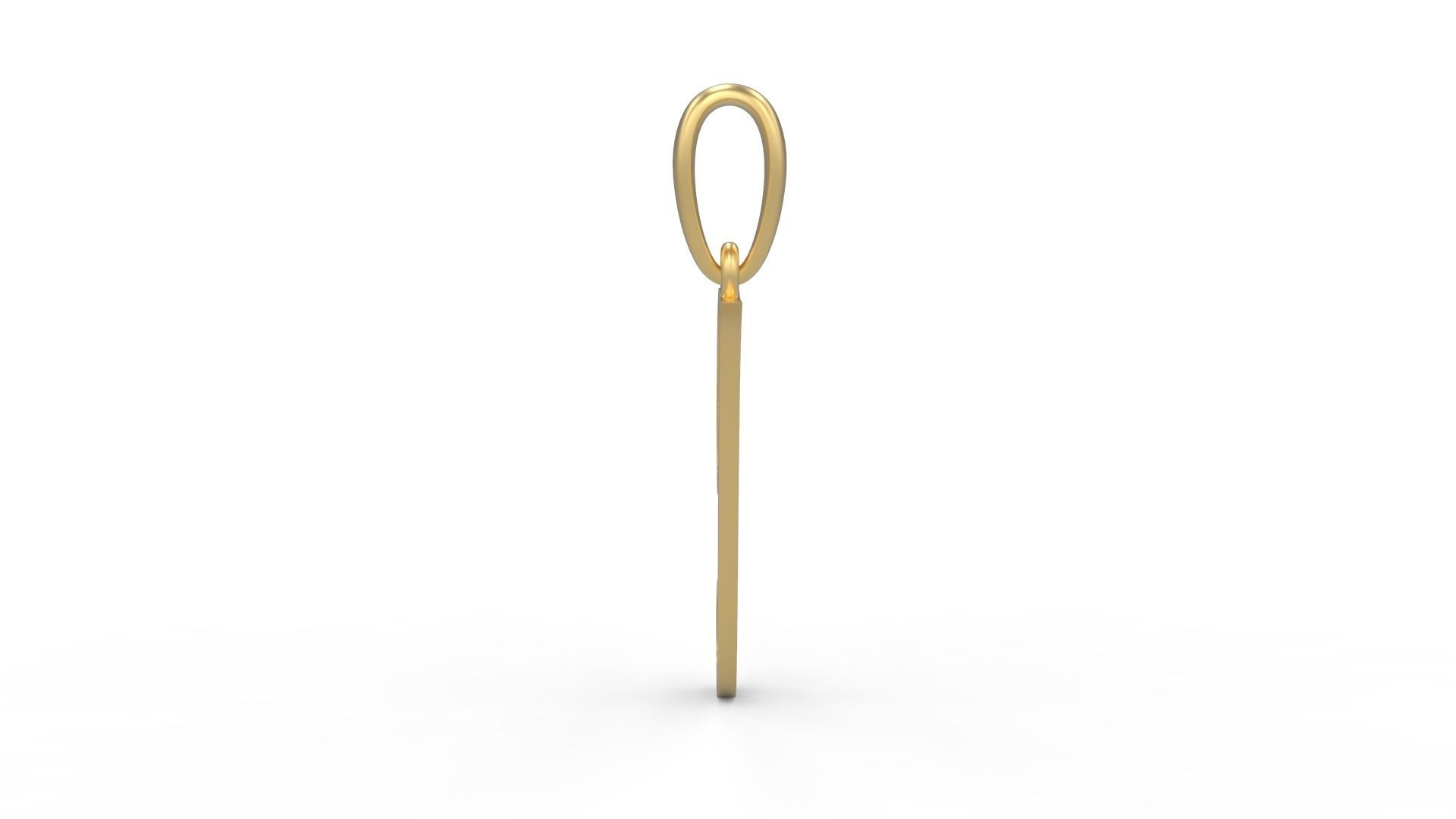 Initial Letters Pendant Sunshine I 3D print model_2