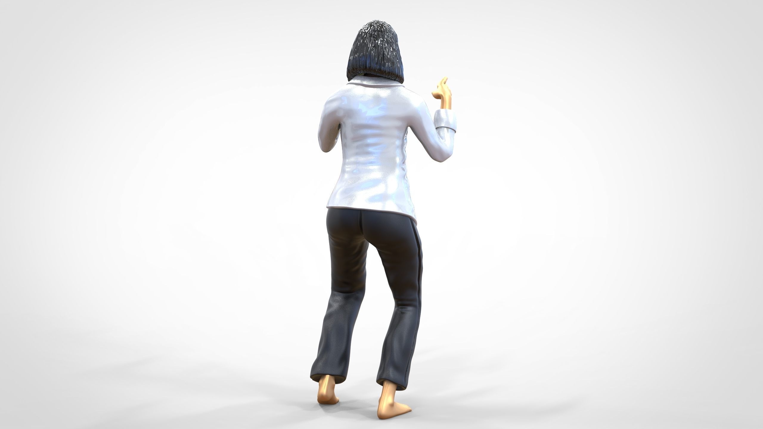 N1 Pulp Fiction Mia Wallace  Uma Thurman 3D print model_16