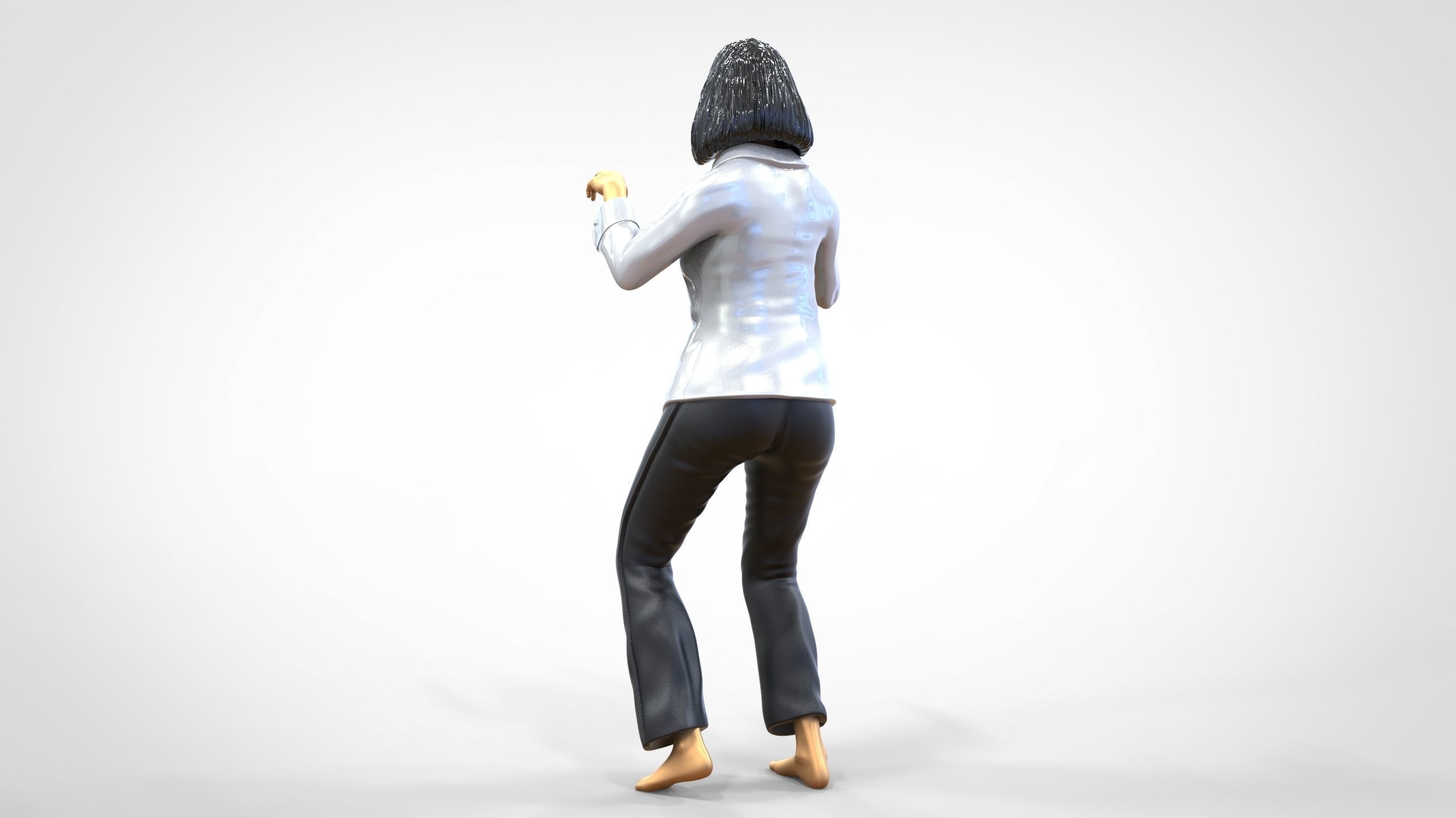 N1 Pulp Fiction Mia Wallace  Uma Thurman 3D print model_11