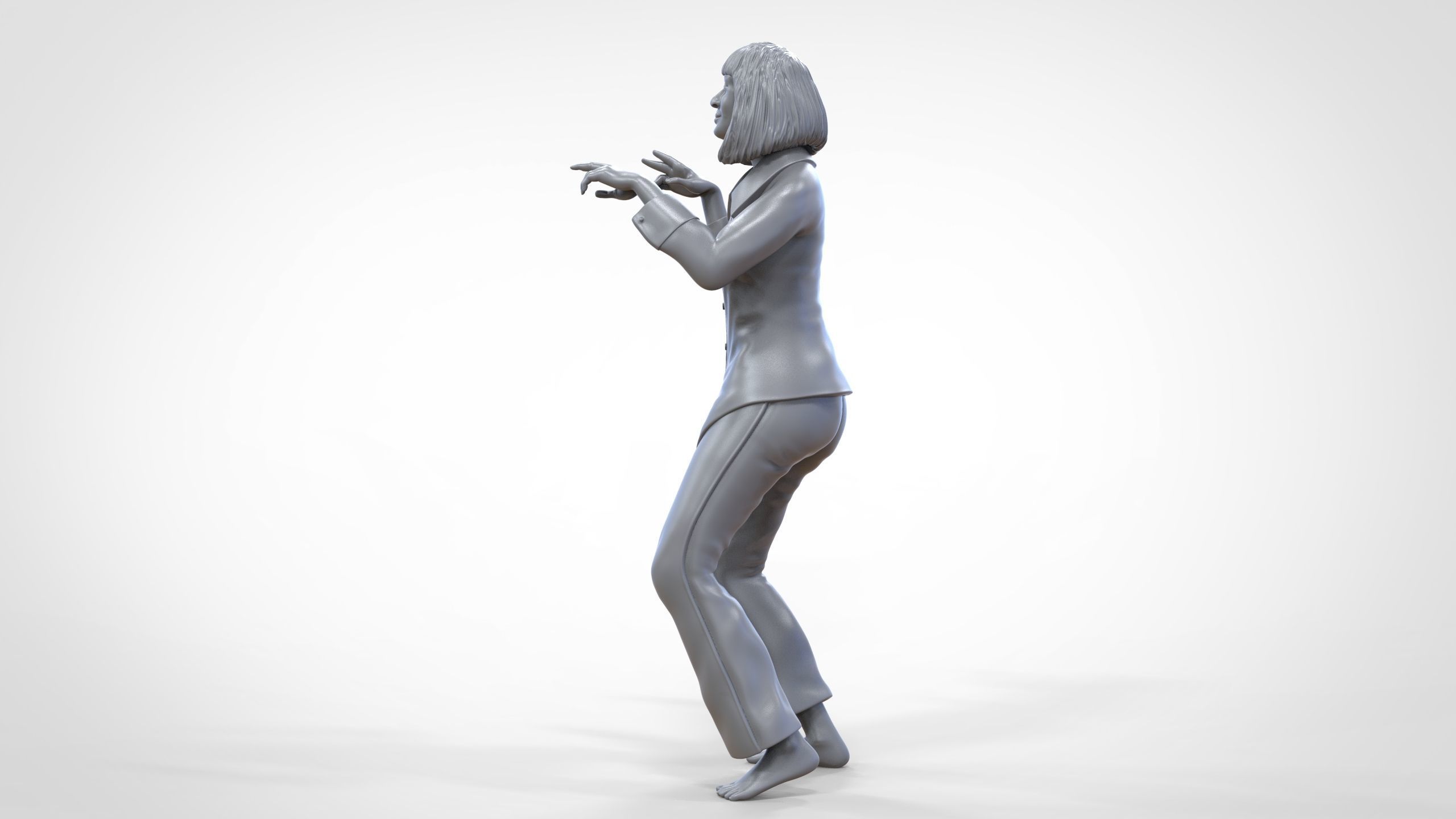 N1 Pulp Fiction Mia Wallace  Uma Thurman 3D print model_45