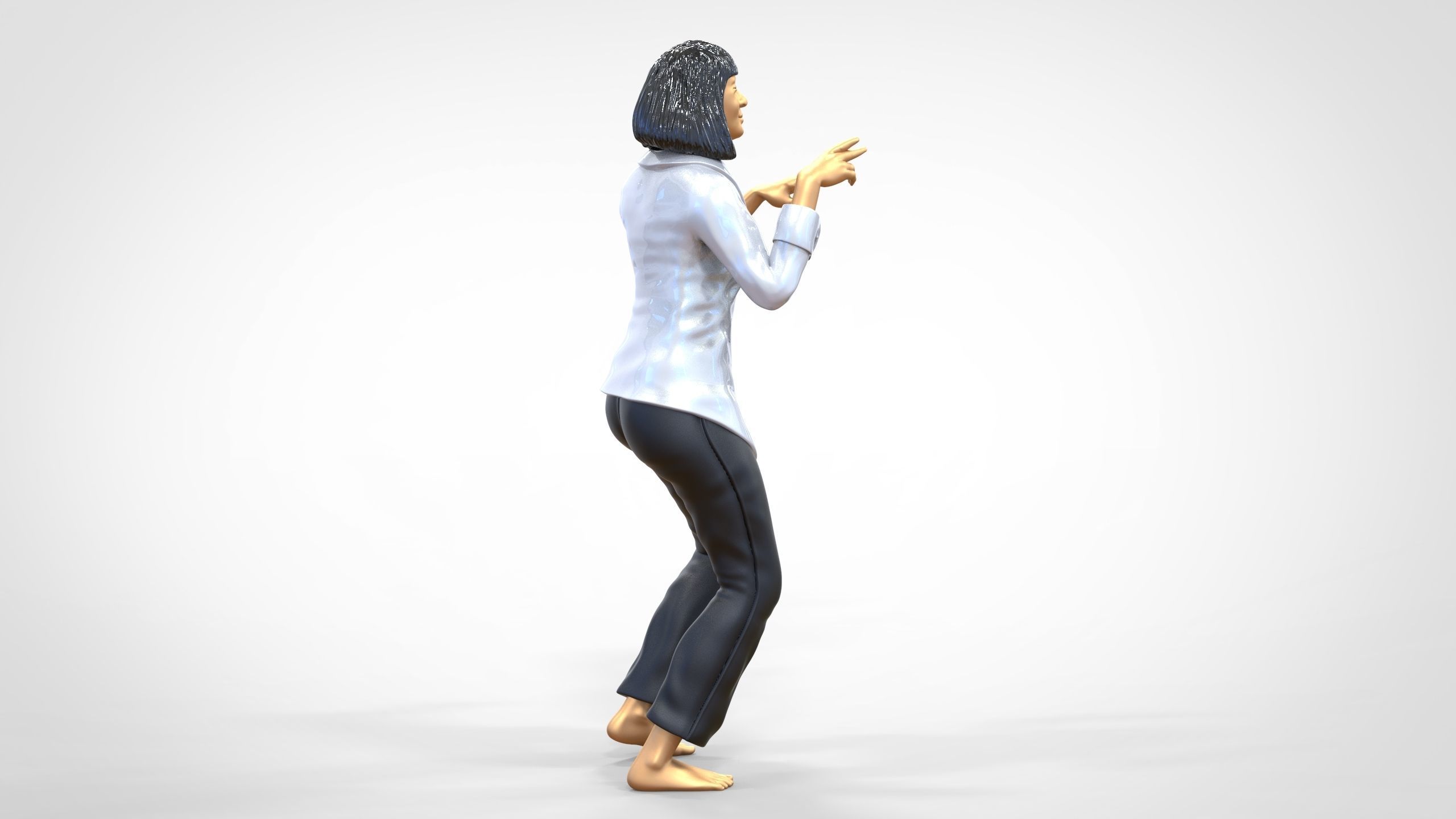 N1 Pulp Fiction Mia Wallace  Uma Thurman 3D print model_21